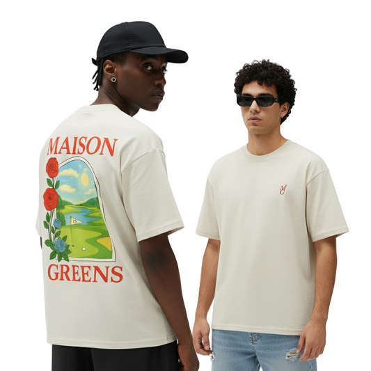 Back Nine Logo Tee - Maison Greens